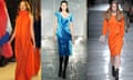 Bright colours at London Fashion Week