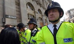 Police at the G20 protests