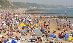 The beach at Bournemouth