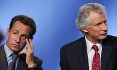 Nicolas Sarkozy and Dominique de Villepin