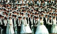 A mass wedding ceremony in Seoul