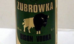 Zubrowka vodka