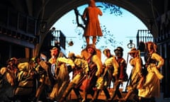 A street scene from Die Meistersinger von Nürnberg at Glyndebourne 2011. 