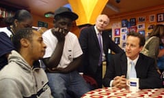 Iain Duncan Smith meets welafre dependants with David Cameron