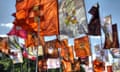 Flags at Glastonbury 2011