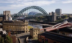 Tyne Bridge and Swing Bridge Newcastle