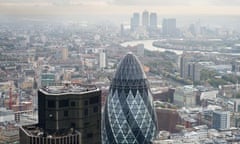 city of london, gherkin, canary wharf