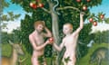 Detail from Adam and Eve by Lucas Cranach