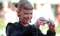 Andrea Arnold arrives for the screening of Wuthering Heights at the 2011 Venice film festival