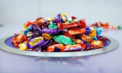 bowl of cadbury sweets