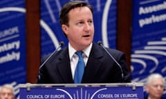 David Cameron Council of Europe