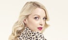 Lauren Laverne wearing her leopard coat