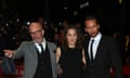 Jacques Audiard, Marion Cotillard and Matthias Schoenarts on the red carpet in London