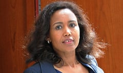 Azeb  Mesfin, wife of Ethiopian Prime Minister Meles Zenawi
