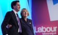 Labour leader Ed Miliband and deputy leader Harriet Harman