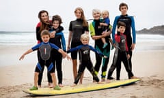 Sheila Hancock with her grandchildren