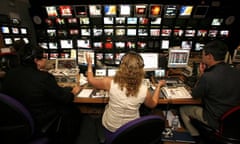BBC 'News 24'  TV programme control desk