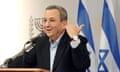 Israel's Defence Minister Ehud Barak 