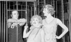 Joe Melia, left, in The Threepenny Opera