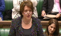 Culture secretary Maria Miller delivers a statement to the Commons on gay marriage proposals