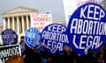 Pro-abortion protesters in Washington