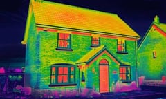 infrared picture of a house