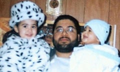 Shaker Aamer with two of his children