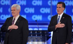 Newt Gingrich and Mitt Romney