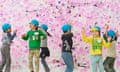 Fukushima's nursery schoolchildren enjoy a Red Cross-organised play facility