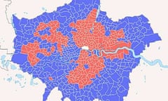 Factmint map of London's 2008 mayoral election votes