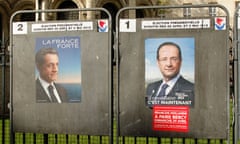 French election campaign posters