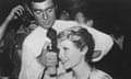 Vidal Sassoon cuts Mia Farrow's hair