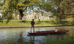 Punts at Cambridge university
