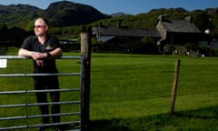 Paul Batten, landlord at the Newfield Inn, Seathwaite,