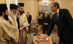 Antonis Samaras becomes Greek PM June 2012