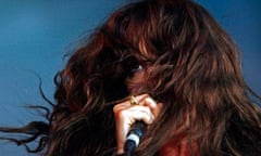 Canadian singer Alanis Morissette performs during Budapest's Sziget Music Festival