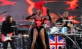 Grace Jones sings Slave to the Rhythm at the diamond jubilee concert