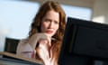 Woman working at computer