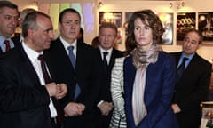 Syria s first lady, Asma Assad, visits a