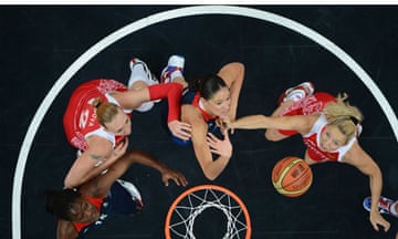 Women's preliminary round group B basketball match