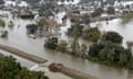 Isaac flooding in Braithwaite, Louisiana