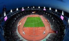 A packed Olympic stadium as Super Saturday heads towards it's climax