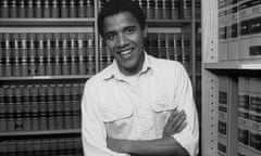 Barack Obama as a student at the school in Cambridge, Massachusetts