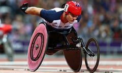 David Weir in the T54 men's 5000m