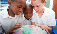 Boys with Globe