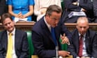 David Cameron speaks during PMQs