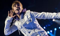 Justin Bieber performing