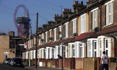 Houses in Newham, east London