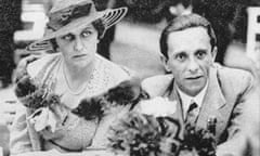 Joseph Goebbels, pictured with his wife Magda