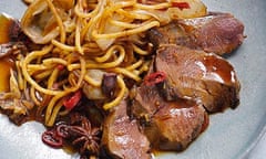 Hugh Fearnley-Whittingstall's pigeon with star anise, cabbage and noodles